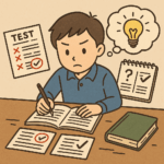 テスト直しをしているイメージ画像